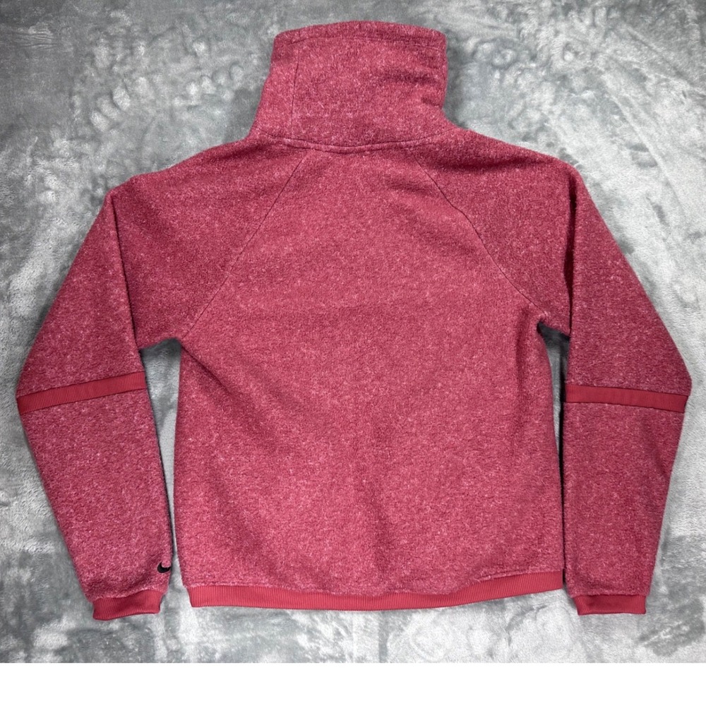 Nike Womens Funnel Neck Fleece Pullover Sweatshirt Rose Pink XS RN56323 - Picture 9 of 9
